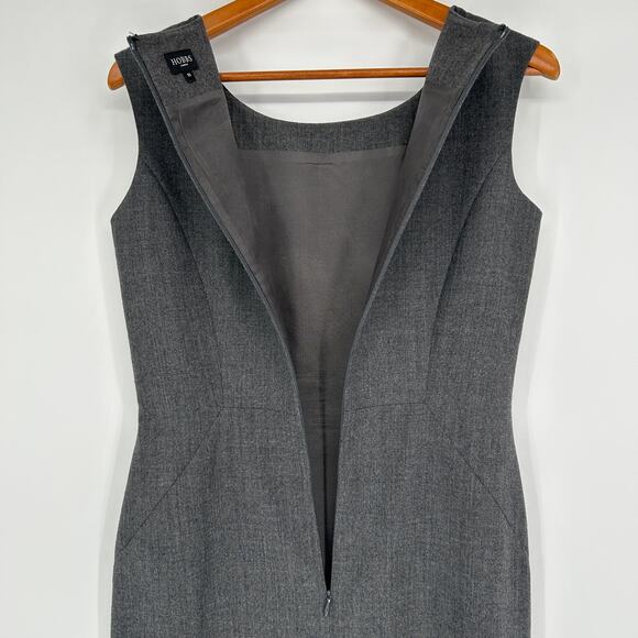 HOBBS LONDON Wool Dress Womens 6 Corpcore Office Professional Business Event - Picture 4 of 6